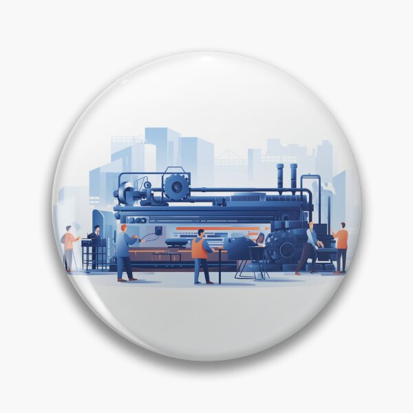 Item preview, Minimalist Industrial Engineering designed and sold by Custom-Print.