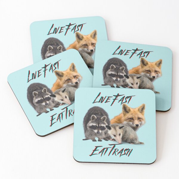 Item preview, Live Fast, Eat Trash designed and sold by moxxiehunt.