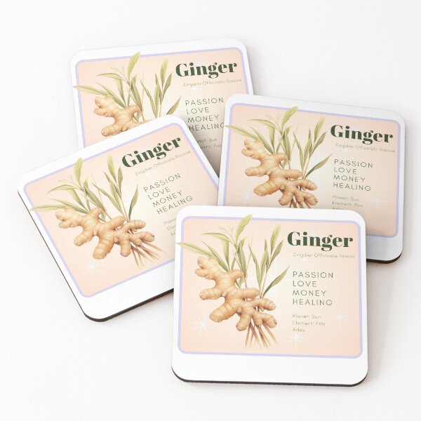 Item preview, Copy of Witches' Herbs Ginger love Money Healing designed and sold by treasuresnoire.
