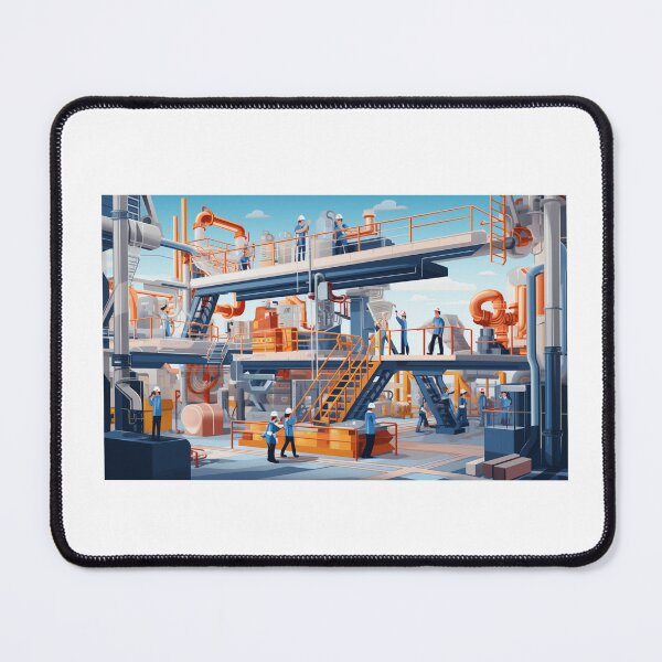 Item preview, Colorful Industrial Factory designed and sold by Custom-Print.