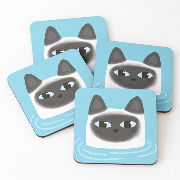 Item preview, Siamese kitty designed and sold by wabibi.