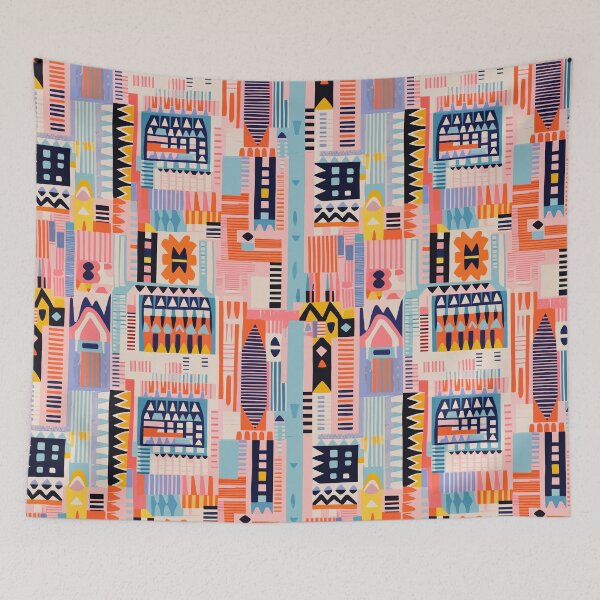 Item preview, Colorful woven fabric pattern #0009 designed and sold by serol.