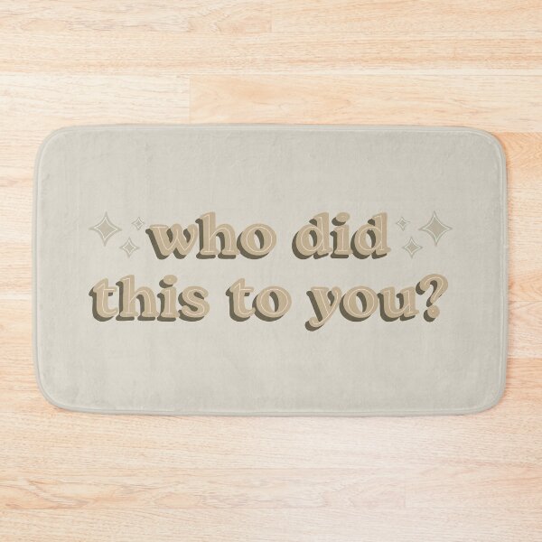 Item preview, Who did this to you? | Book trope designed and sold by Harshita Saikia.