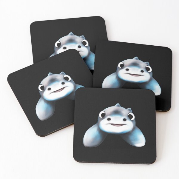 Item preview, Cute shark acrylic/digital painting designed and sold by Funsize-Art.