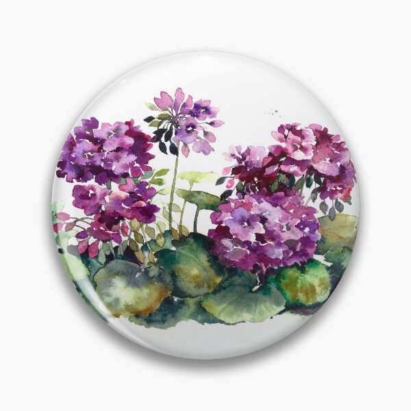 Item preview, Blue primrose . Watercolor .  designed and sold by fuzzyfox.