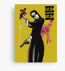 GUN NUN COVER Canvas Print