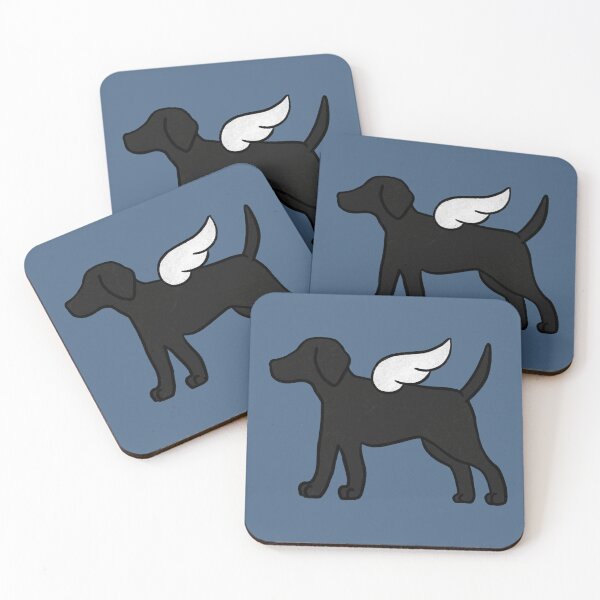 Item preview, Angel Black Lab designed and sold by blackdogbuckeye.