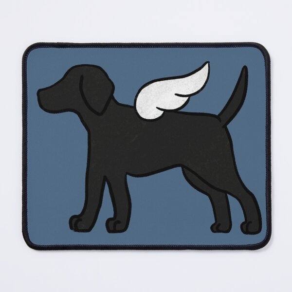 Item preview, Angel Black Lab designed and sold by blackdogbuckeye.