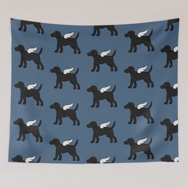 Item preview, Angel Black Lab designed and sold by blackdogbuckeye.
