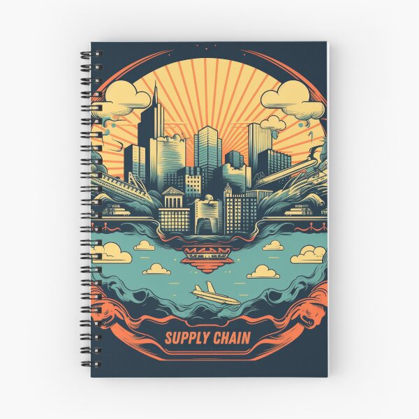 Item preview, Cartel retro de la cadena de suministro III designed and sold by Custom-Print.