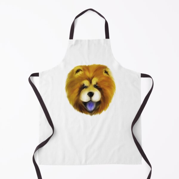 Item preview, Fluffy Chow Chow dog acrylic painting designed and sold by Funsize-Art.
