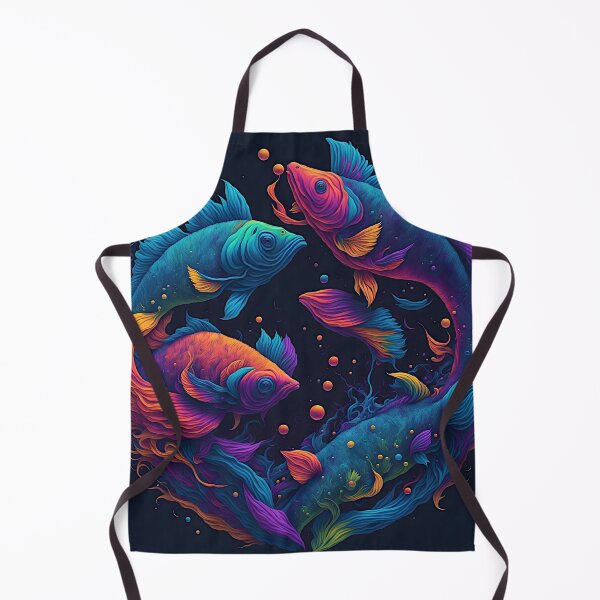 Item preview, "Vibrant Pisces Vector Art: An Illustration Bursting with Color on a T-Shirt Canvas" designed and sold by Best-Art-32.