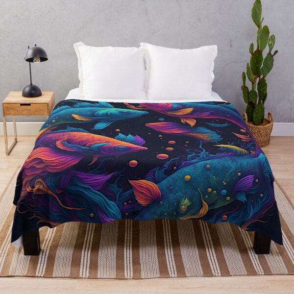 Item preview, "Vibrant Pisces Vector Art: An Illustration Bursting with Color on a T-Shirt Canvas" designed and sold by Best-Art-32.