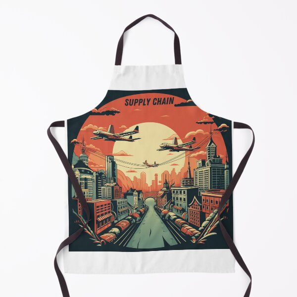 Item preview, Retro Supply Chain Poster IV designed and sold by Custom-Print.