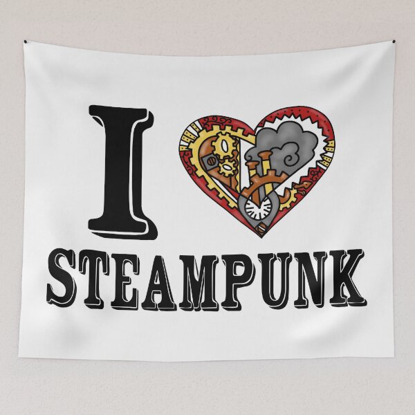 Item preview, I Love Steampunk designed and sold by CactusSands.