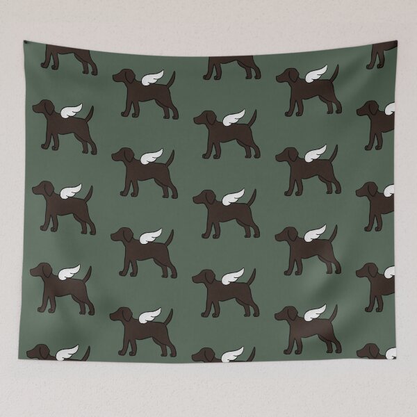 Item preview, Angel Chocolate Lab designed and sold by blackdogbuckeye.