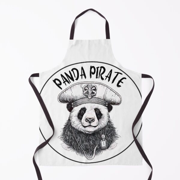 Item preview, Panda Pirate.Red Panda Pirates Outline Mascot Design designed and sold by Anastasiia Yurevych.