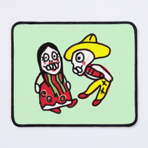 Item preview, Mexican Death lovers dancing designed and sold by El Brown Mercado.
