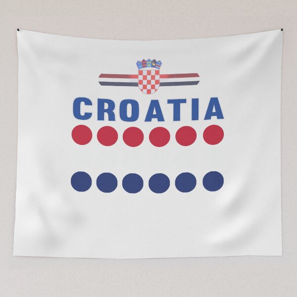 Aperçu de l'œuvre Équipe de fierté nationale de la Croatie Style Original créée et vendue par merchhost.