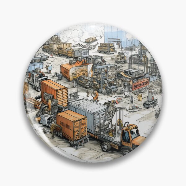 Item preview, Yard Management Scene II designed and sold by Custom-Print.