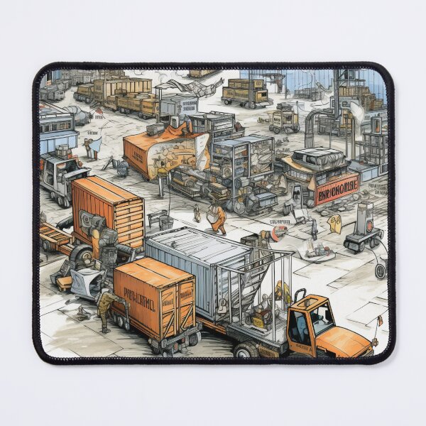 Item preview, Yard Management Scene II designed and sold by Custom-Print.