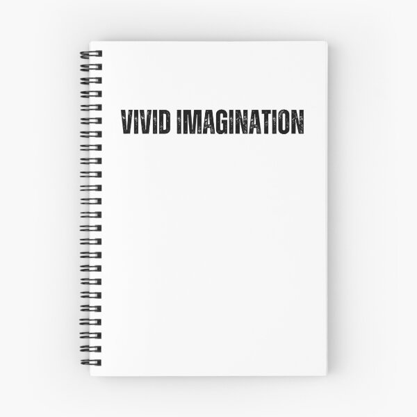 Item preview, vivid imagination black and white Quote sticker tshirt designed and sold by Mindlimes.
