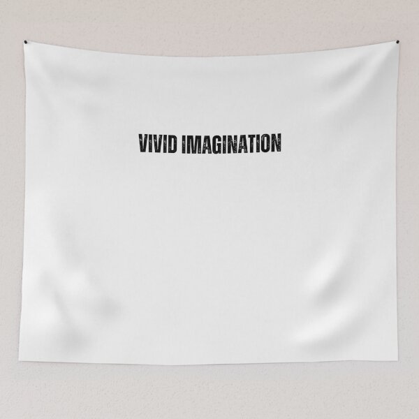 Item preview, vivid imagination black and white Quote sticker tshirt designed and sold by Mindlimes.