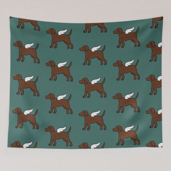 Item preview, Angel Fox Red Lab designed and sold by blackdogbuckeye.