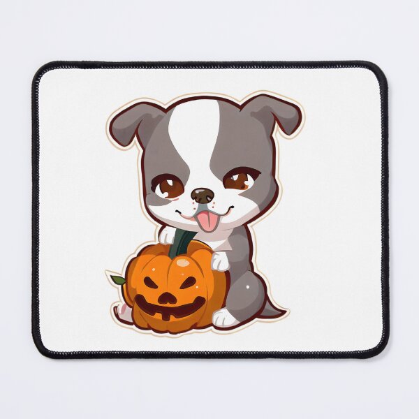 Item preview, Chibi American Staffordshire Terrier in Halloween designed and sold by City0fDreams.