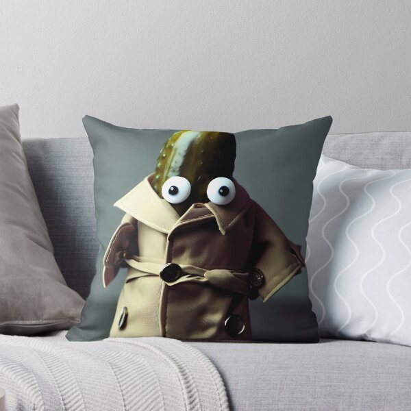 Item preview, Pickle con una gabardina y ojos saltones designed and sold by GokaiRedbubble.