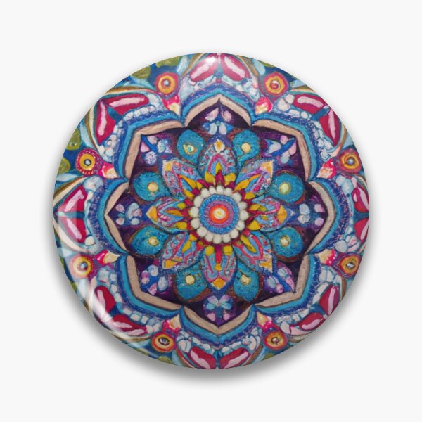 Item preview, Watercolor Boho Mandala  A Kaleidoscope of Bohemian Beauty designed and sold by Tamas Das.
