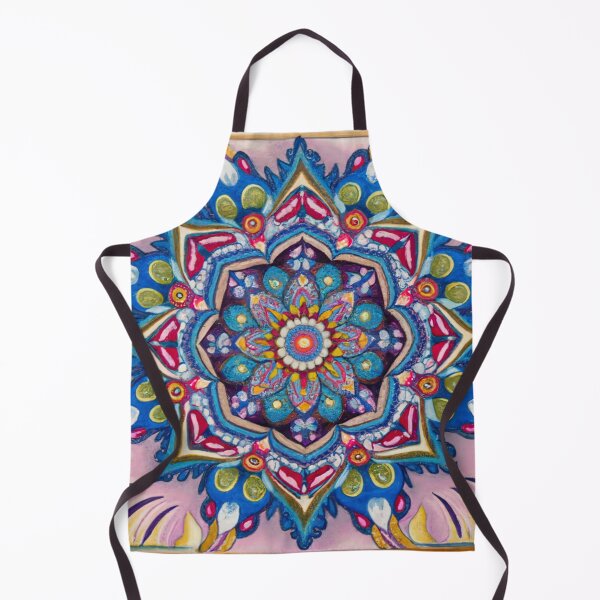 Item preview, Watercolor Boho Mandala A Kaleidoscope of Bohemian Beauty designed and sold by Tamas Das.