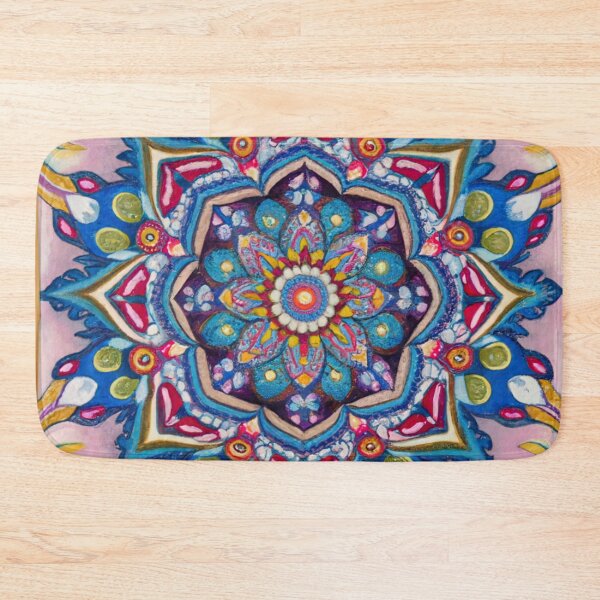 Item preview, Watercolor Boho Mandala  A Kaleidoscope of Bohemian Beauty designed and sold by Tamas Das.