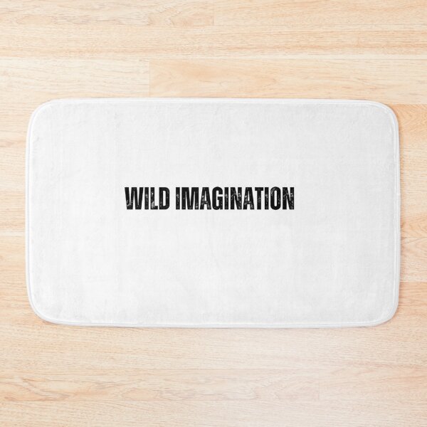 Item preview, wild imagination black and white Quote sticker tshirt designed and sold by Mindlimes.