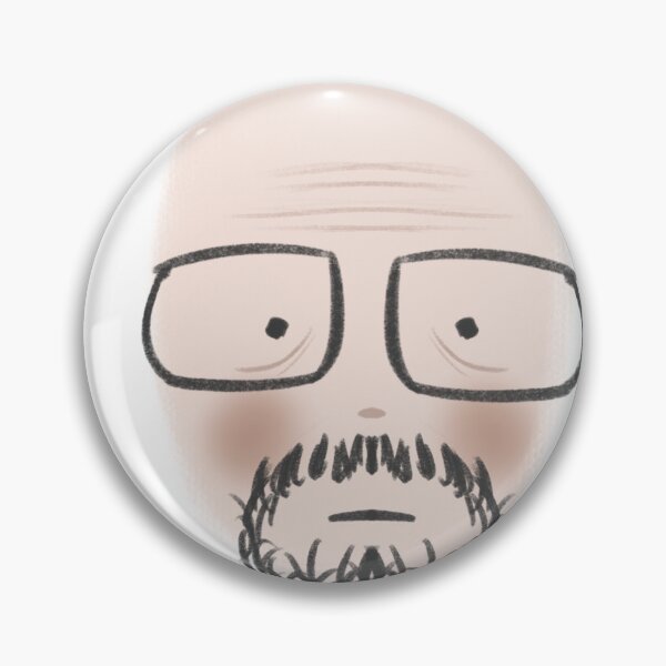 Item preview, Walter white chibi head waltuh breaking bad novelty cute designed and sold by Virtuelita.
