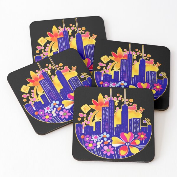 Item preview, Floral cityscape  designed and sold by Roxburylane.