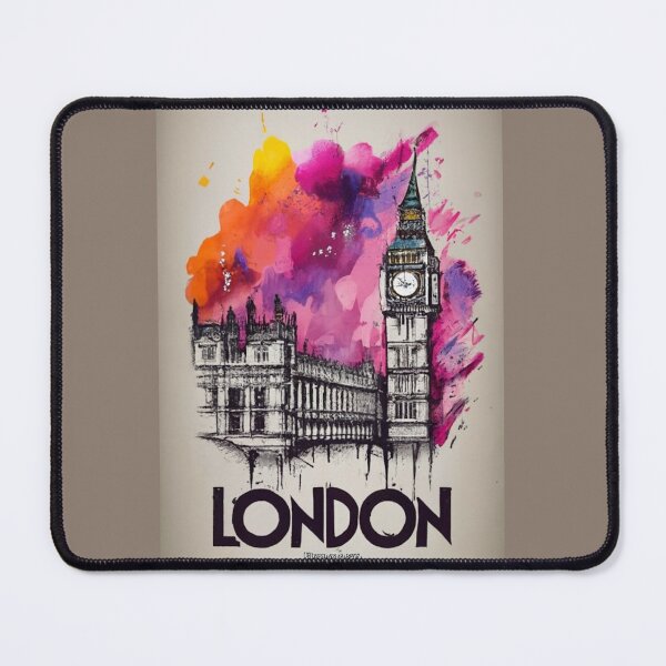Item preview, London Westminster Watercolors | Captivating Views of Iconic Landmarks designed and sold by InkBlvd.