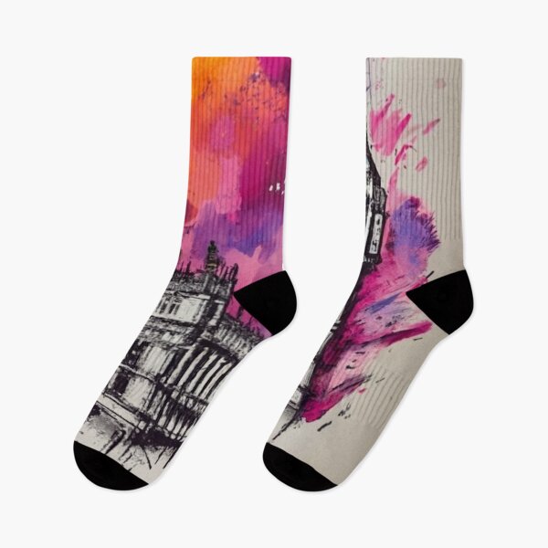 Item preview, London Westminster Watercolors | Captivating Views of Iconic Landmarks designed and sold by InkBlvd.