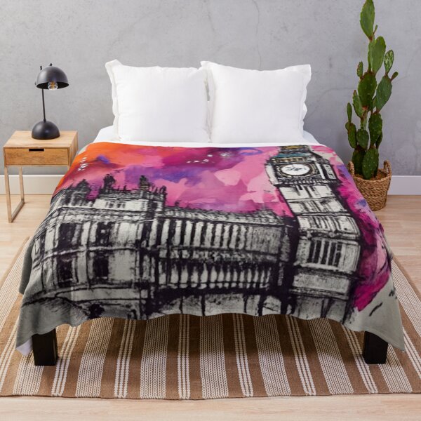 Item preview, London Westminster Watercolors | Captivating Views of Iconic Landmarks designed and sold by InkBlvd.