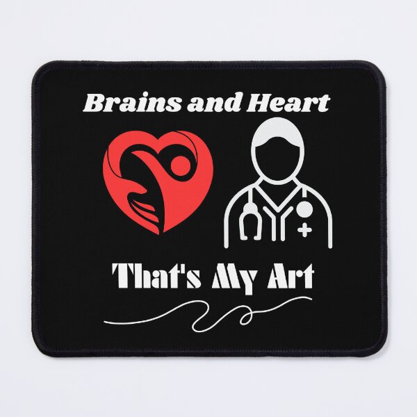 Item preview, brains and heart that's my art designed and sold by vaggleTown.