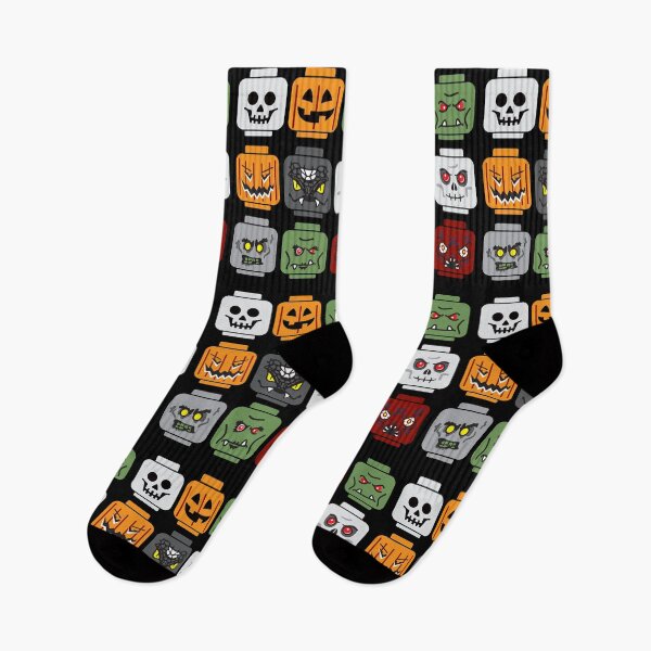Item preview, Halloween Building Bricks Monsters  designed and sold by BeansHotTees.