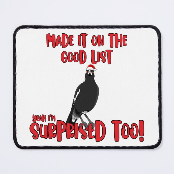 Item preview, Magpie Christmas - made it on the good list! designed and sold by aussiemaggieluv.
