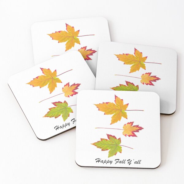 Item preview, Happy Fall Y'all, Colorful Autumn Leaves 1 designed and sold by Duane  Gamble (Creative Photo Products).