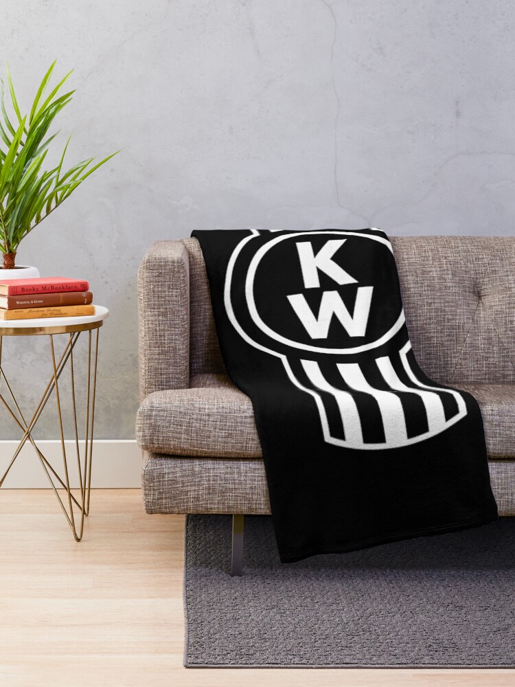 kenworth logo truck trending Throw Blanket
