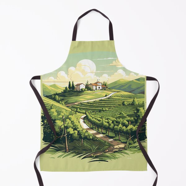 Item preview, Sunny Elegance: Italian Vineyard Villa Concept Art designed and sold by PaintbrushPlace.