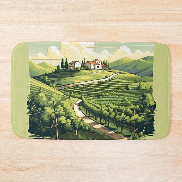 Item preview, Sunny Elegance: Italian Vineyard Villa Concept Art designed and sold by PaintbrushPlace.