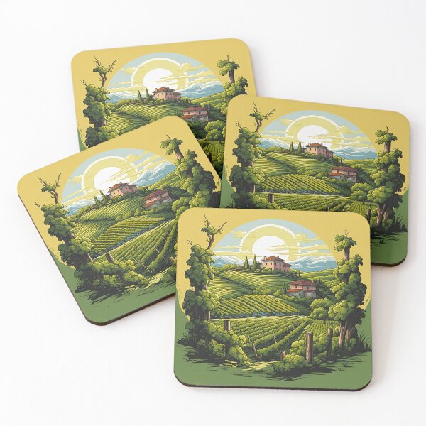 Item preview, Radiant Beauty: Concept Art of Italian Vineyard Villa designed and sold by PaintbrushPlace.