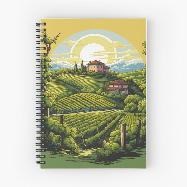 Item preview, Radiant Beauty: Concept Art of Italian Vineyard Villa designed and sold by PaintbrushPlace.