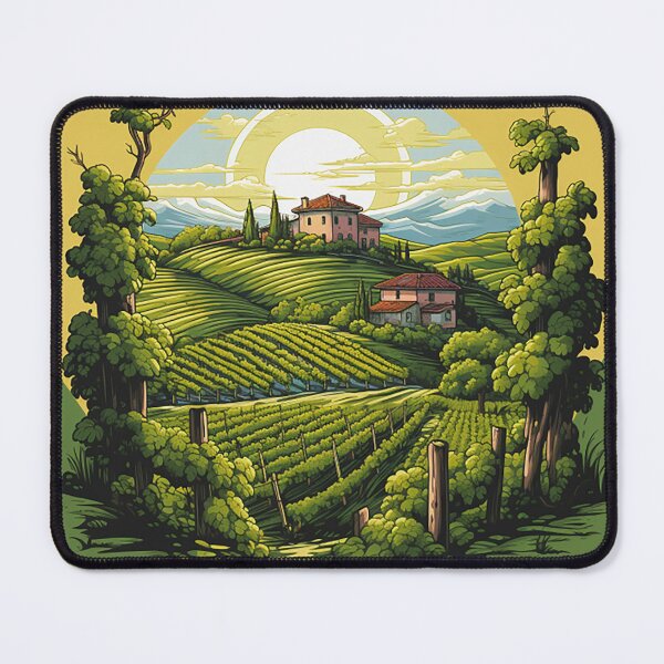 Item preview, Radiant Beauty: Concept Art of Italian Vineyard Villa designed and sold by PaintbrushPlace.
