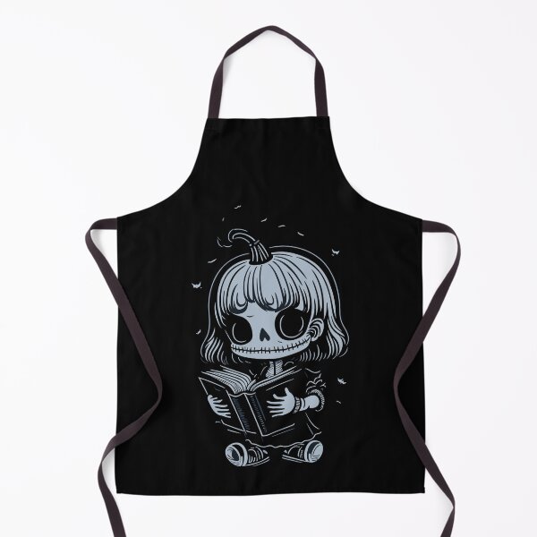 Item preview, Skeleton Girl Reading a Book Halloween Ghost Girl designed and sold by Peculiarts.